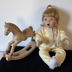 Precious Moments Ashton Drake “Jesus Loves Me” Porcelain Posable Doll